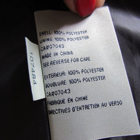 ANNE KLEIN Spring/Fall Jacket.  Navy Blue.  Size XL. - Picture 11 of 11